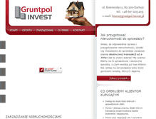 Tablet Screenshot of gruntpol-invest.pl